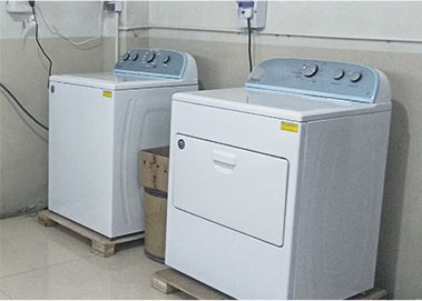 US standard washing machine & dryer