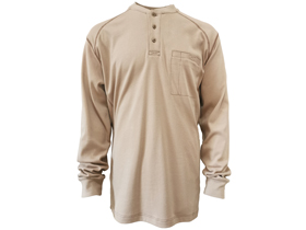 Fire Resistant Henley Tee Shirt