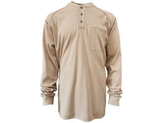 Fire Resistant Henley Tee Shirt